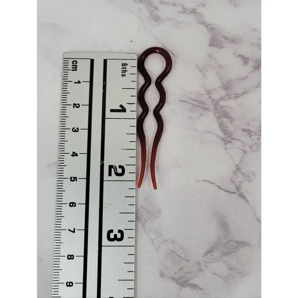Wellmade Hairpins - Vintage Brown Wavy Bobby Pins Tilco